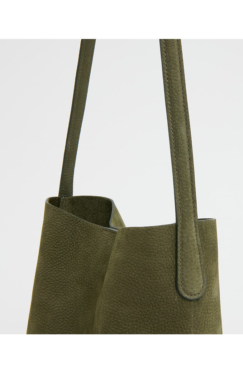 Mansur Gavriel Small Everyday Cabas Suede Tote, Alternate, color, Algae