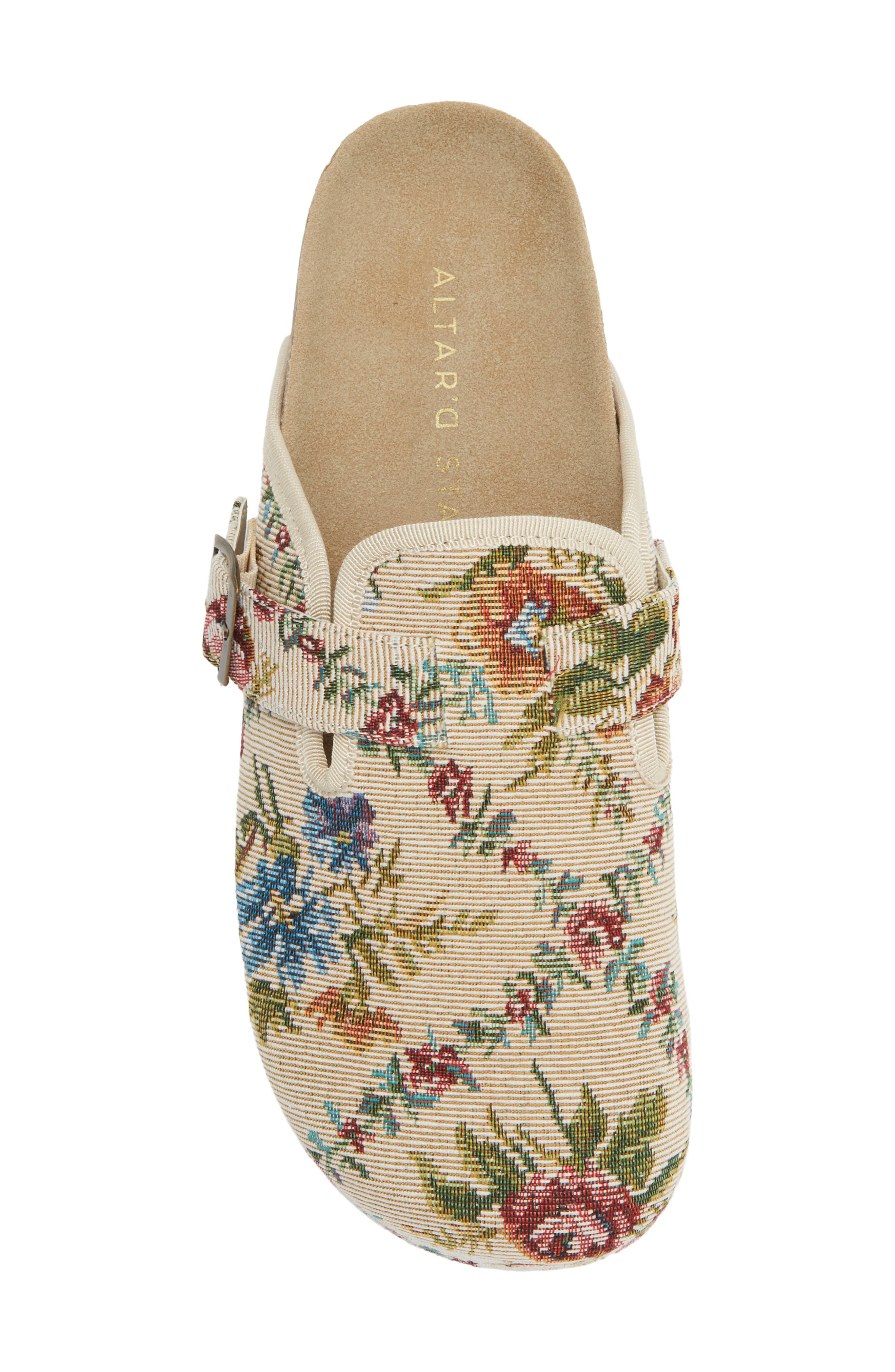 Lorenna Platform Clog, Alternate, color, IVORY FLORAL