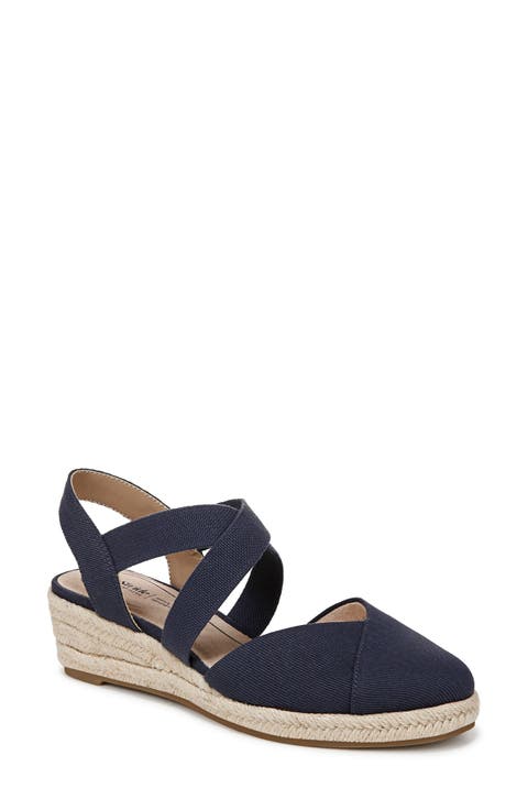 Kimball Slingback Espadrille Platform Wedge (Women)