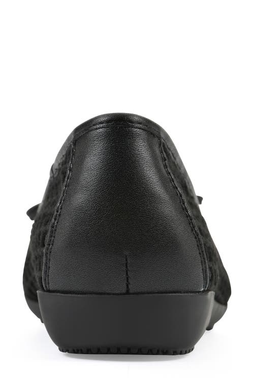 Cliffs By White Mountain Chelcy Mesh Ballet Flat In Black Mesh Fabric