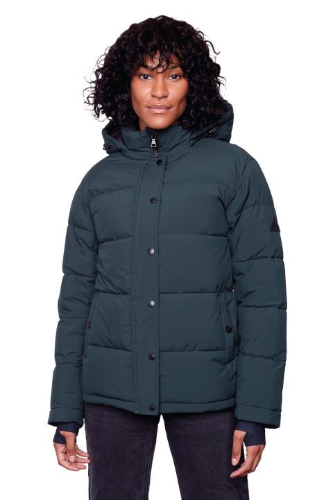 FORILLON - Vegan Down Short Quilted Puffer Jacket
