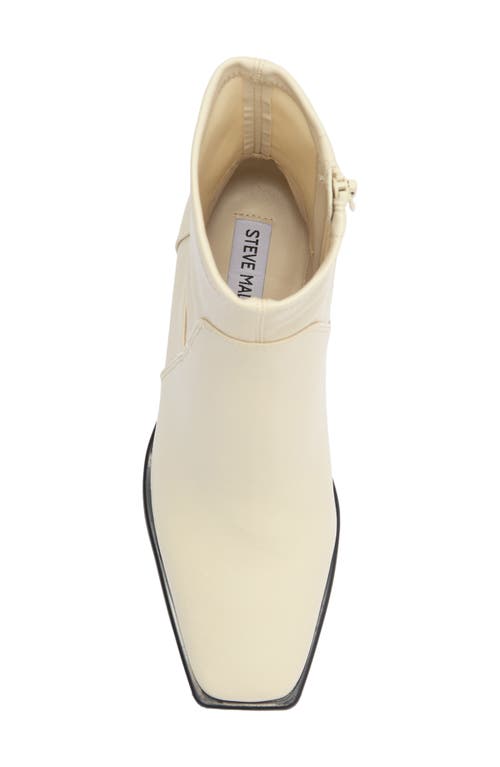 Steve Madden Vallie Square Toe Bootie In Neutral