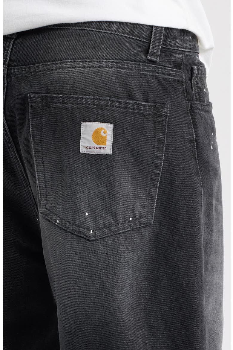 Landon Denim Shorts, Alternate, color, BLACK (DESTROY WASH, SPLATTER)
