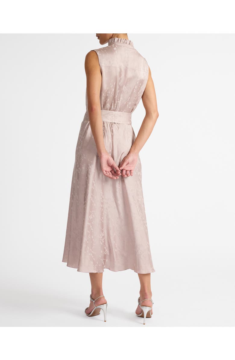 Santorelli Nirva Sleeveless Dress in Tonal Floral Jacquard, Alternate, color, Lilac Shadow