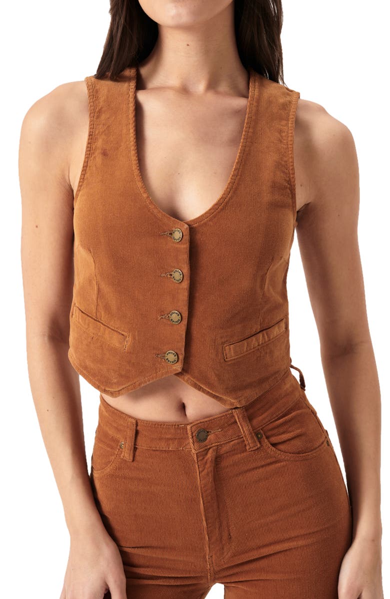 Rolla’s Dallas Corduroy Vest, Main, color,