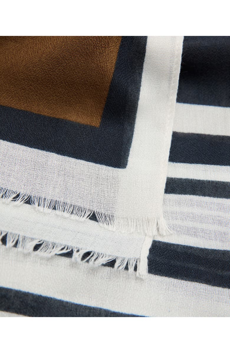 MANGO Eyelash Fringe Print Scarf, Alternate, color, 