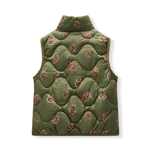Milkbarn Down Vest In Brown