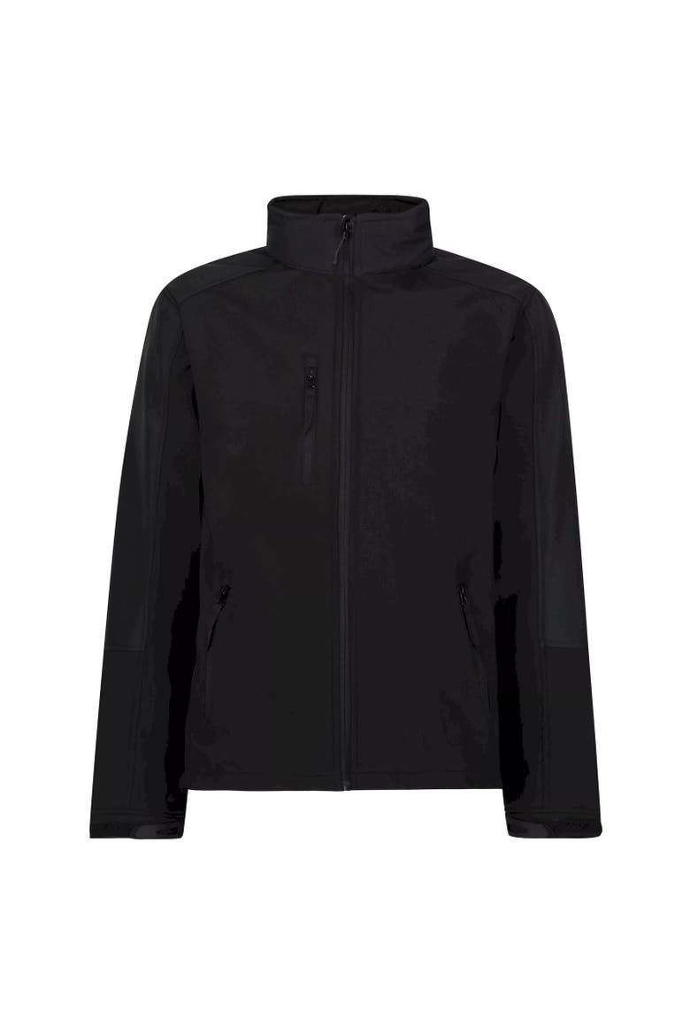 Hydroforce 3-layer Membrane Waterproof Breathable Softshell Jackets, Main, color, Black and Black