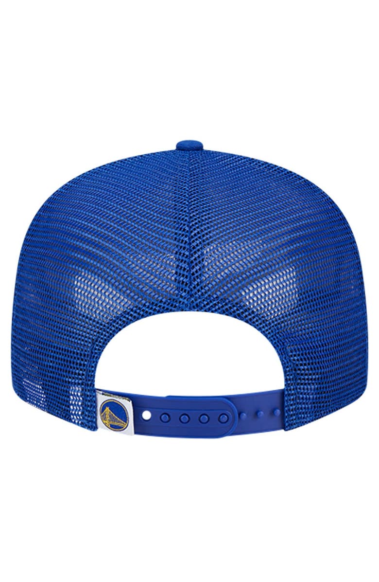 New Era Men's New Era Royal Golden State Warriors Evergreen Meshback 9FIFTY Snapback Hat, Alternate, color, Royal