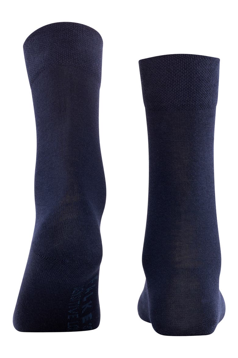 Sensitive London Cotton Blend Socks, Alternate, color, DARK NAVY