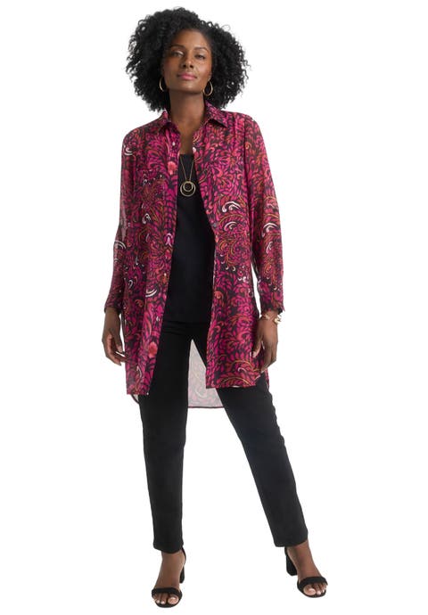 Sheer Georgette Mega Tunic (Plus Available)