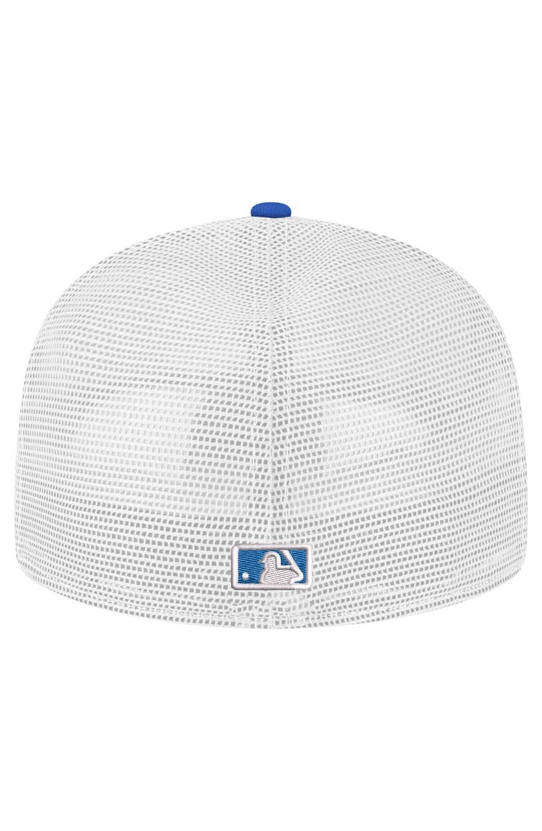 New Era Men's New Era Royal Kansas City Royals Team Color 59FIFTY Trucker Fitted Hat, Alternate, color, 