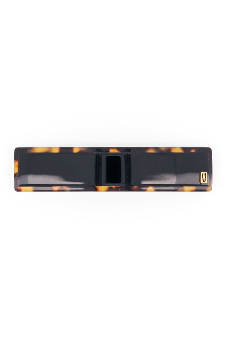 Notre Dame Acetate Barette, Main, color, Black Tortoiseshell