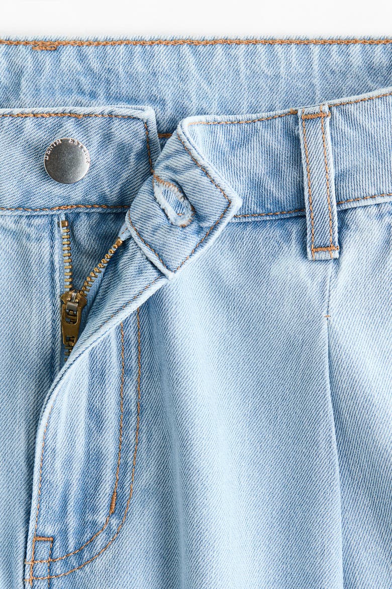 Wide Regular Waist Jeans, Alternate, color, Pale denim blue