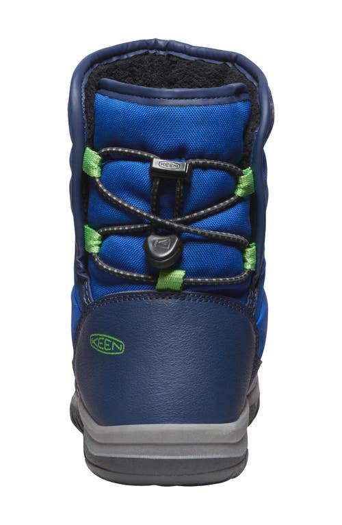 Keen Kids' Puffrider Boot In Blue
