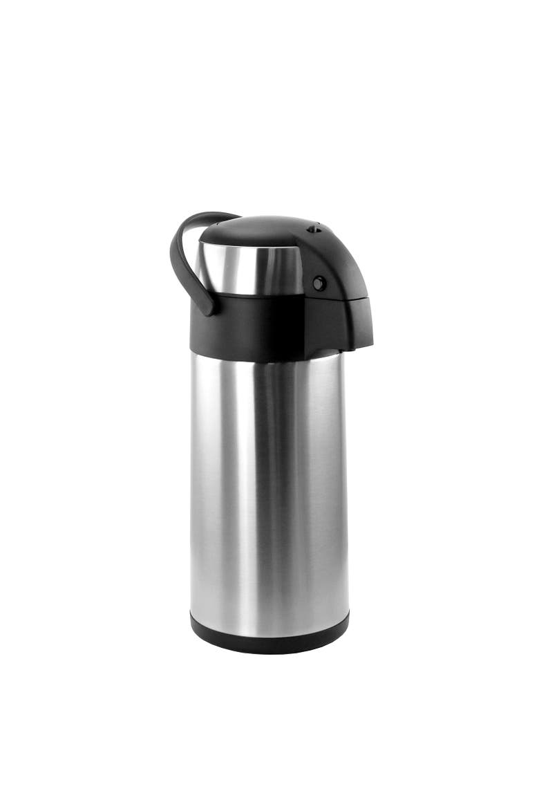 5.3 Quart Stainless Steel Airpot Hot Water Dispenser for Coffee and Tea, Alternate, color, Silver