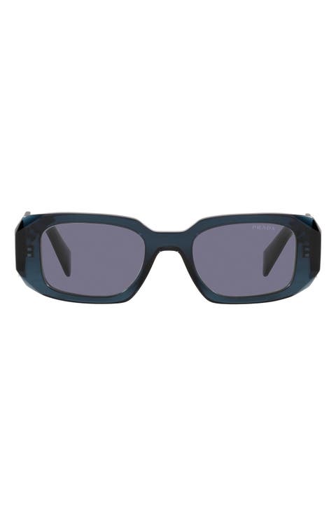 Runway 49mm Rectangular Sunglasses