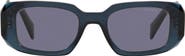 Prada Runway 49mm Rectangular Sunglasses