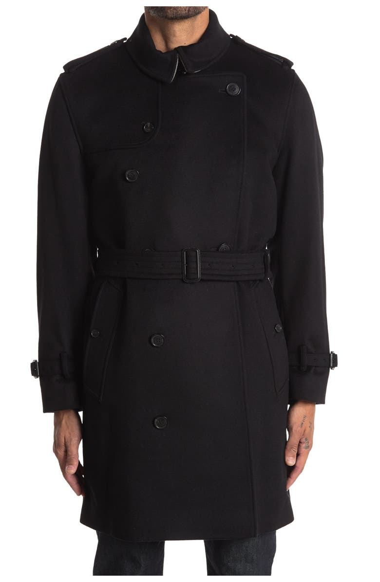 Burberry Kensington Double Breasted Belted Coat, Main, color, 