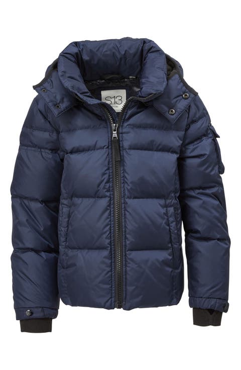 Kids' Downhill Channel Quilted Hooded Puffer Jacket (Toddler & Little Kid)