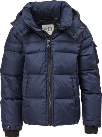 Kids' Matte Downhill Hooded Puffer Jacket