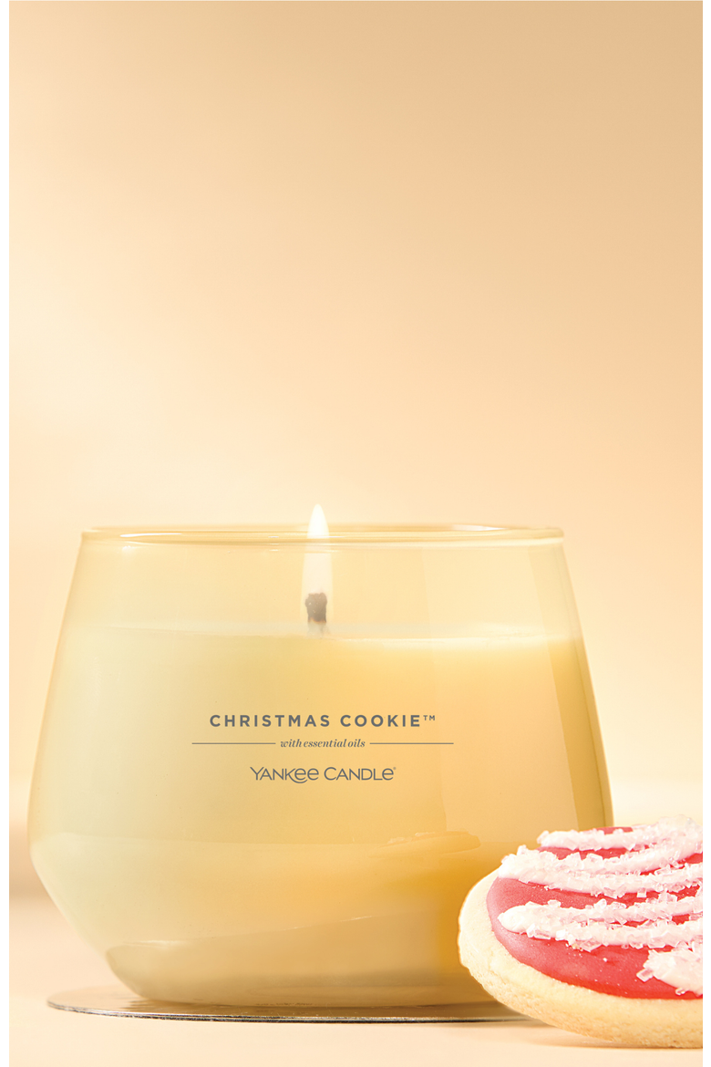 Christmas Cookie Studio Candle with Essential Oils, Set of 2, Alternate, color, Ivory