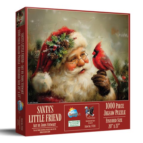 Santas Little Friend 1000 piece Jigsaw Puzzle for Adults