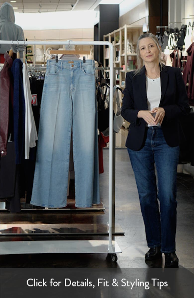 The Hustler Roller Sneak High Waist Wide Leg Jeans, sales video thumbnail