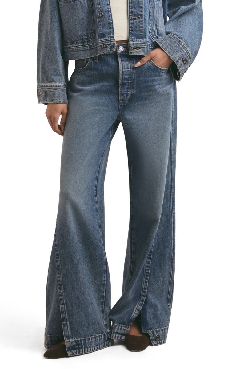 Favorite Daughter The Oliver Ultimate High Waist Baggy Wide Leg Jeans, Main, color,