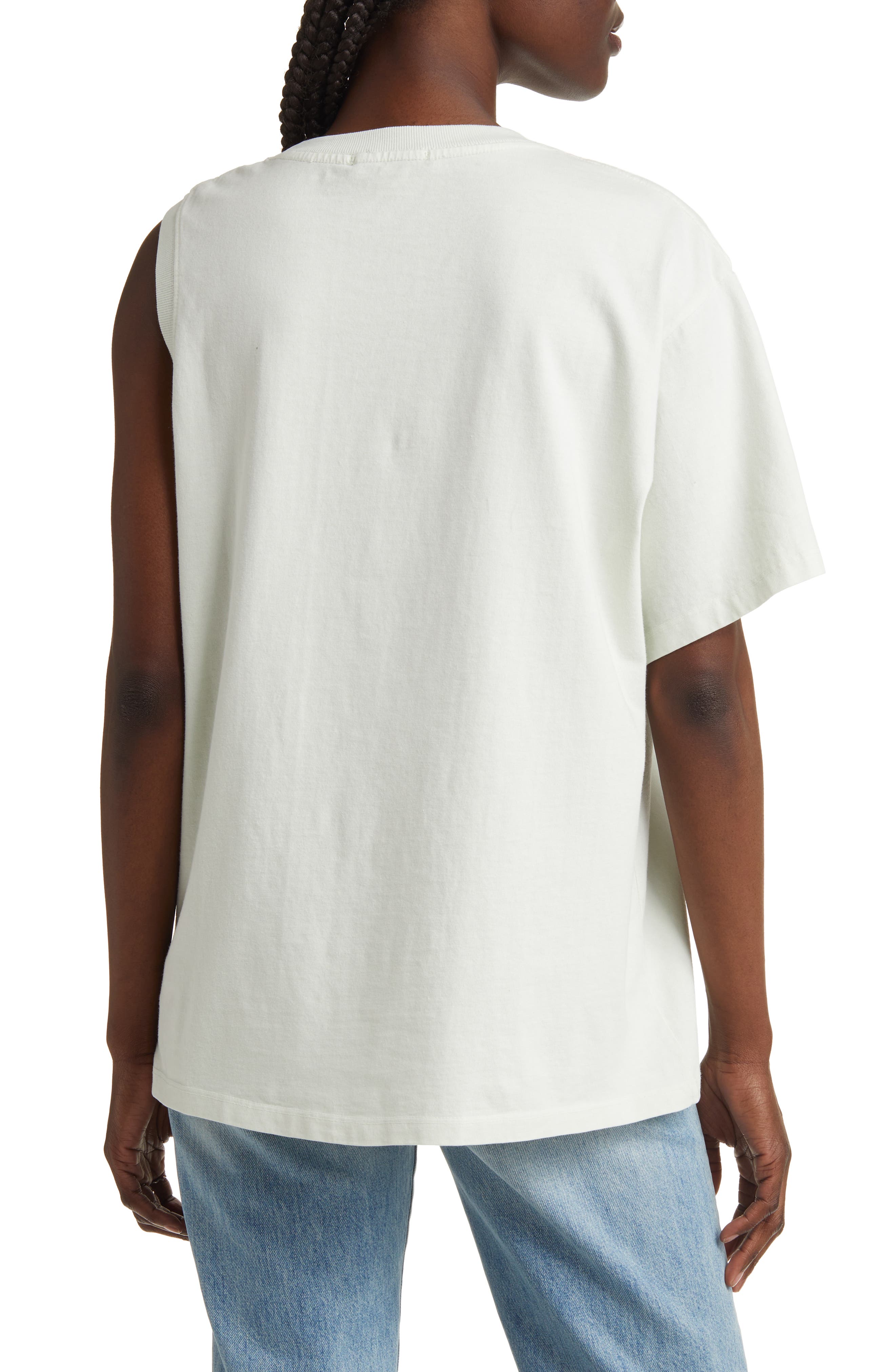 Della One-Shoulder Cotton T-Shirt - image 2