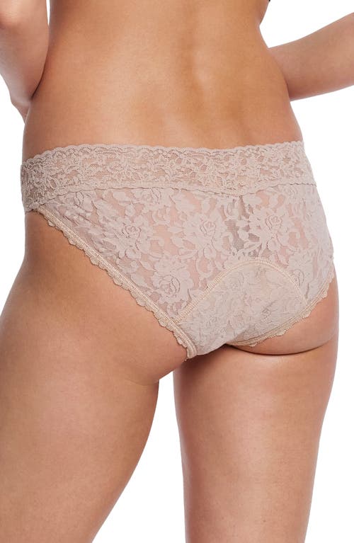 Hanky Panky Signature Lace V-kini Bikini In Brown