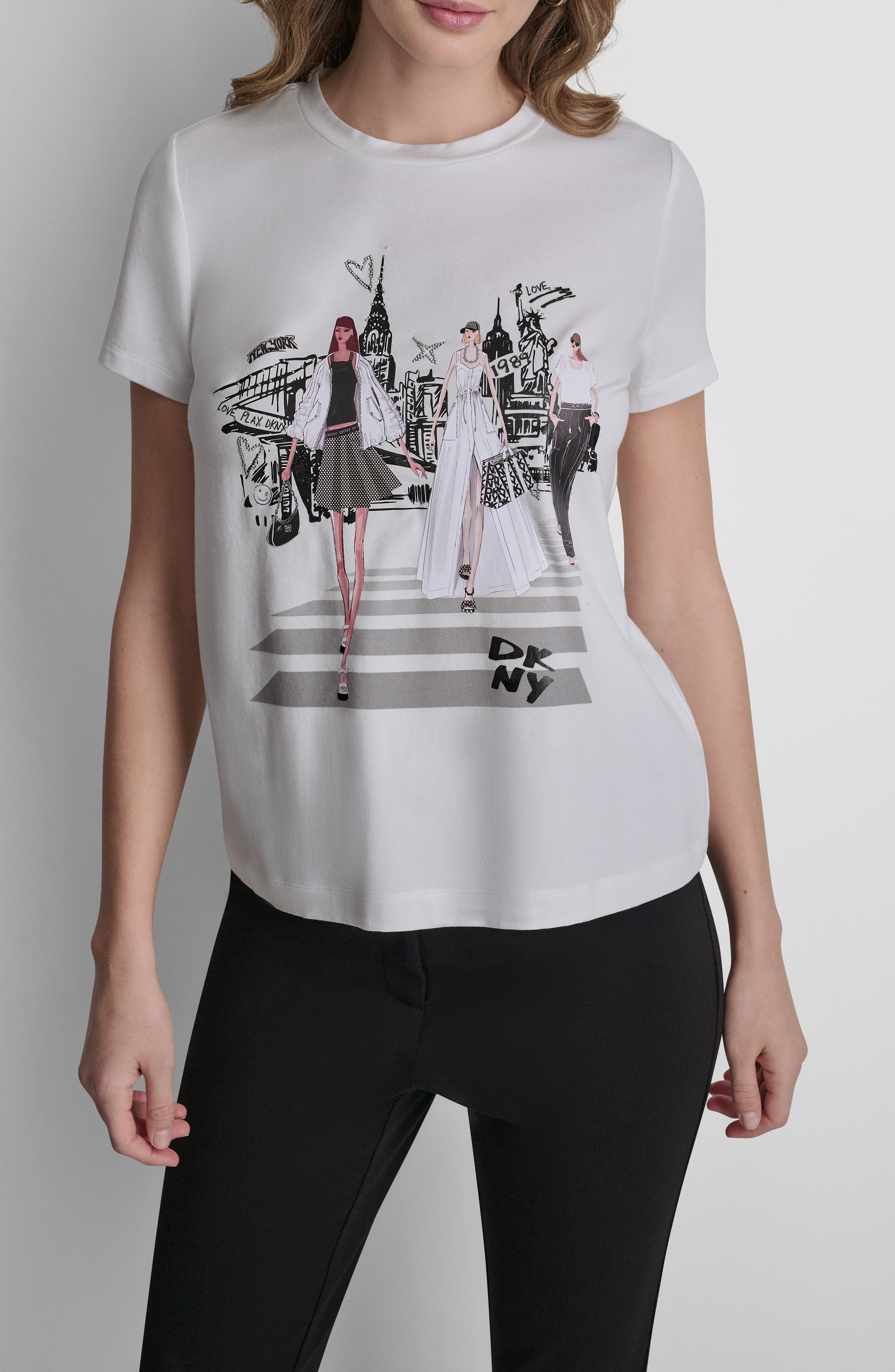 NYC Icons Cotton Blend Graphic T-Shirt - image 3