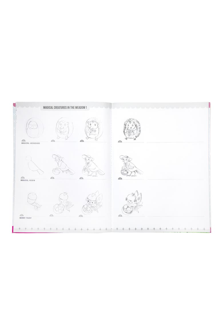 'Magical Creatures' Learn To Draw Activity Book, Alternate, color, MULTI