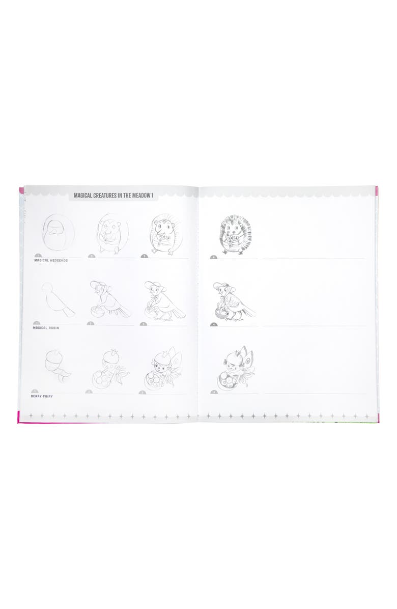 eeBoo 'Magical Creatures' Learn To Draw Activity Book, Alternate, color, Multi