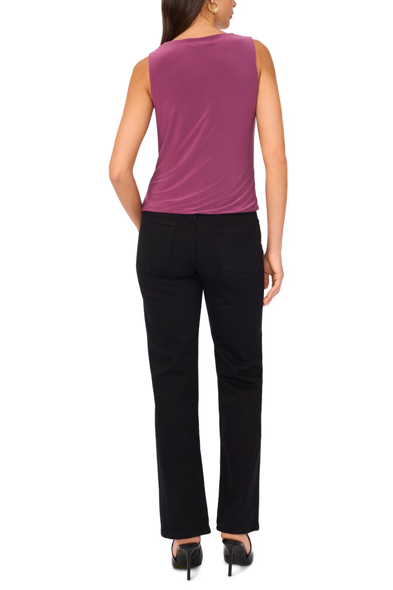 Ruched Sleeveless Top, Alternate, color, SWEET PLUM