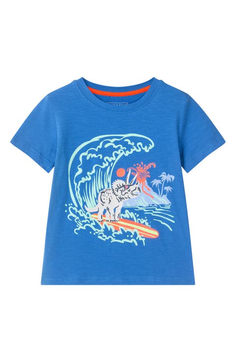 Kids' Stripe Graphic Pocket T-Shirt (Toddler & Little Kid)