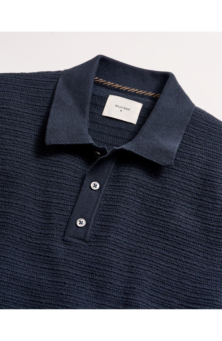 Billy Reid Lachlan Links Polo, Alternate, color, Carbon Blue