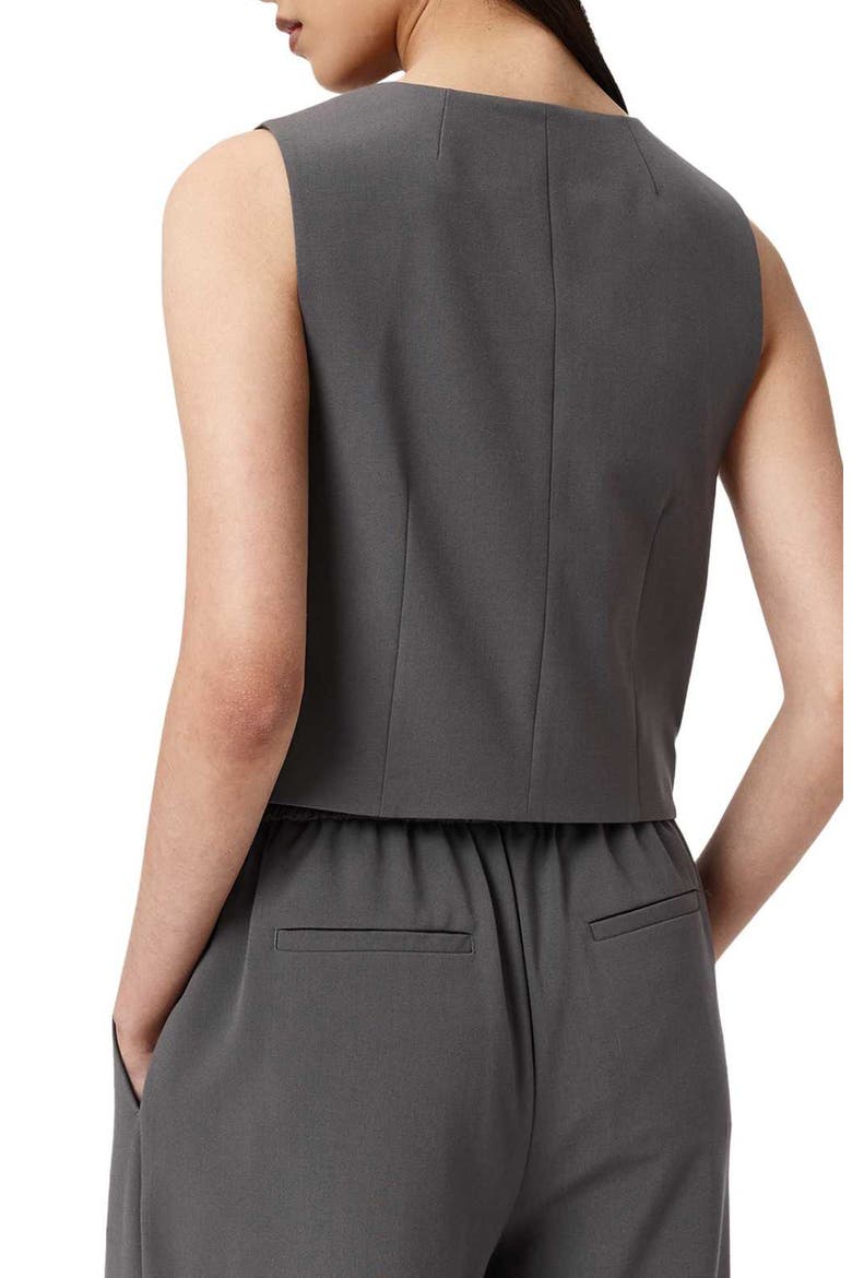Aleida Lightweight Vest, Alternate, color, DARK GULL GREY