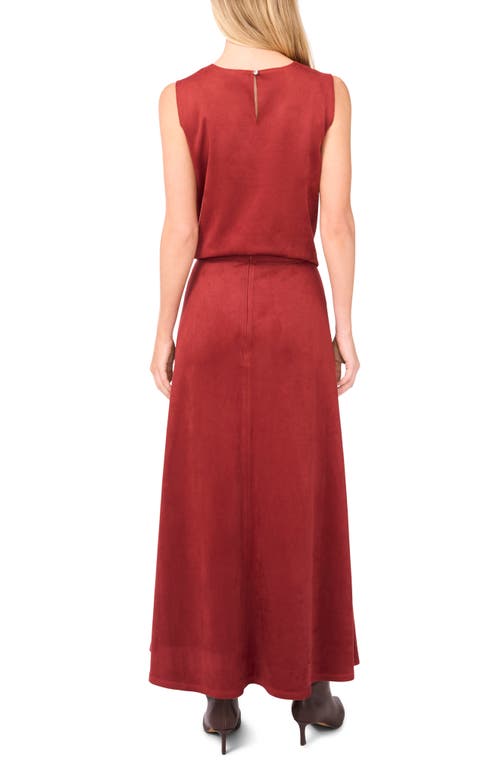 Vince Camuto Faux Suede A-line Skirt In Burgundy
