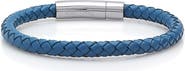STEELTIME Men's Braided Leather Bracelet
