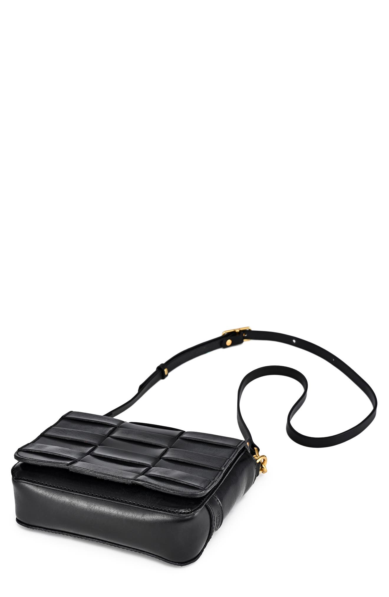 OLD TREND Lupi Woven Leather Crossbody Bag, Alternate, color, 