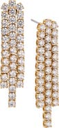 Nadri Tennis Cubic Zirconia Linear Drop Earrings