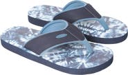 Animal Swish Tie Dye Flip Flops