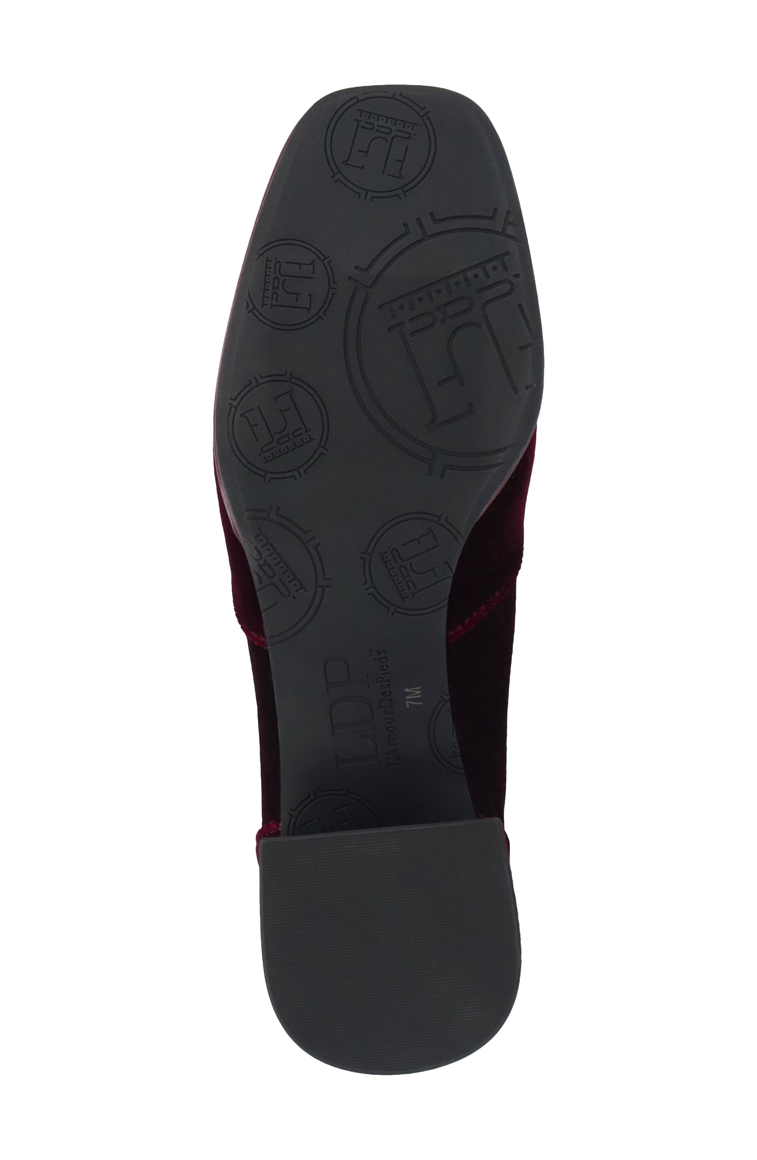 Nyvani Bootie, Alternate, color, MERLOT
