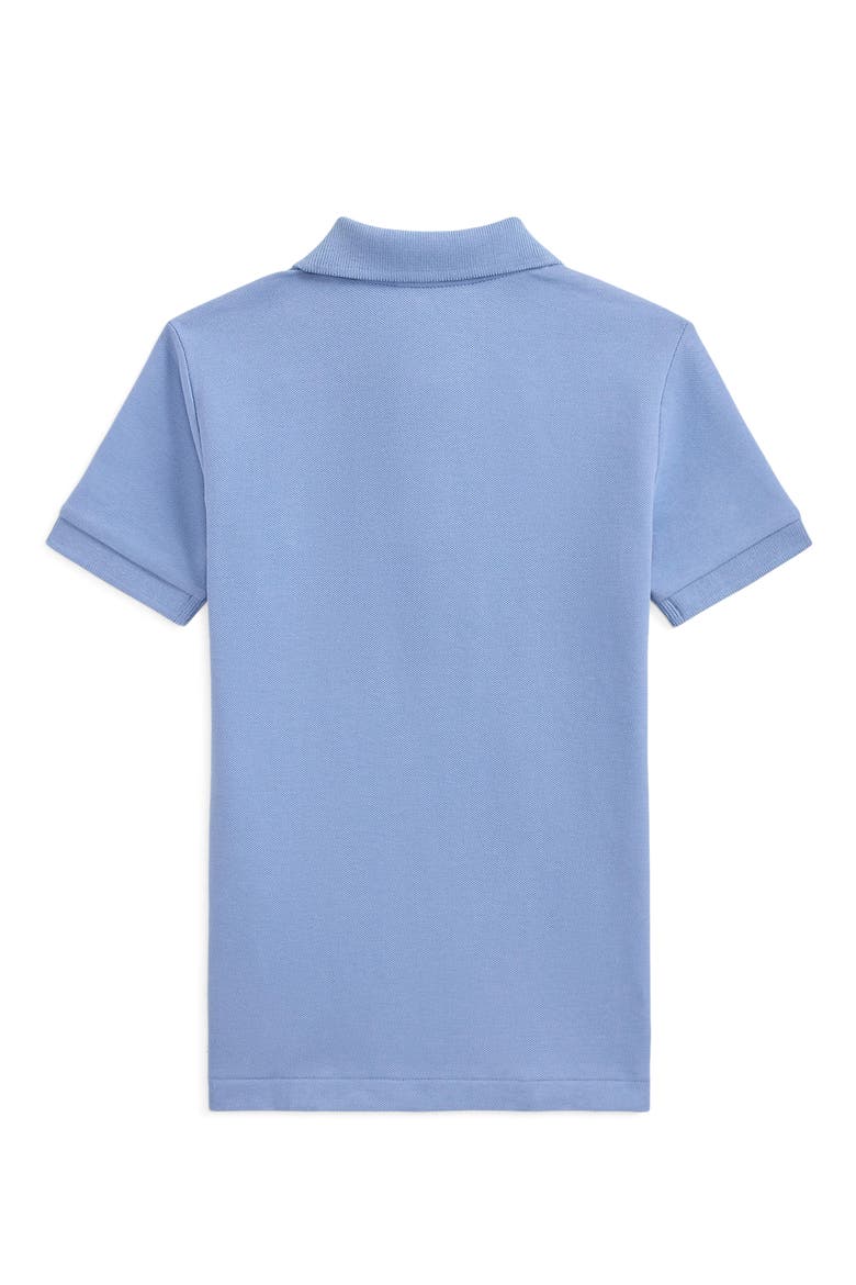 Kids' Stretch Piqué Polo, Alternate, color, CAMPUS BLUE
