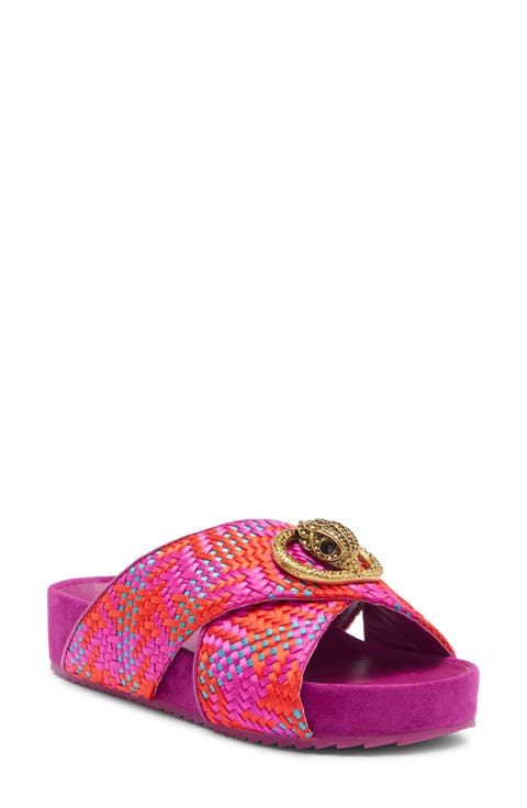 Chelsea Cross Strap Flatform Sandal