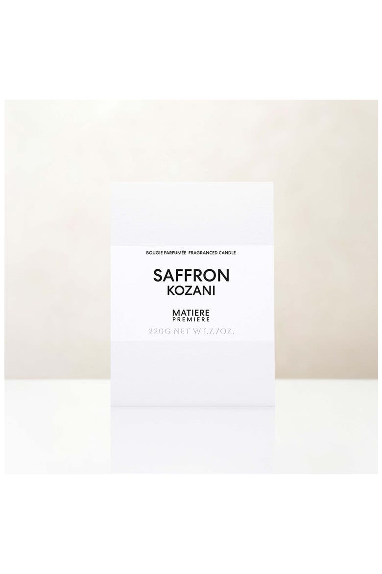 Saffron Kozani Scented Candle, Alternate, color, NO COLOR