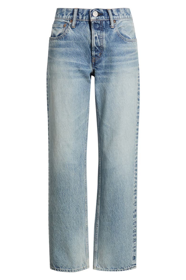 Albany Low Rise Straight Leg Jeans, Alternate, color, LIGHT BLUE