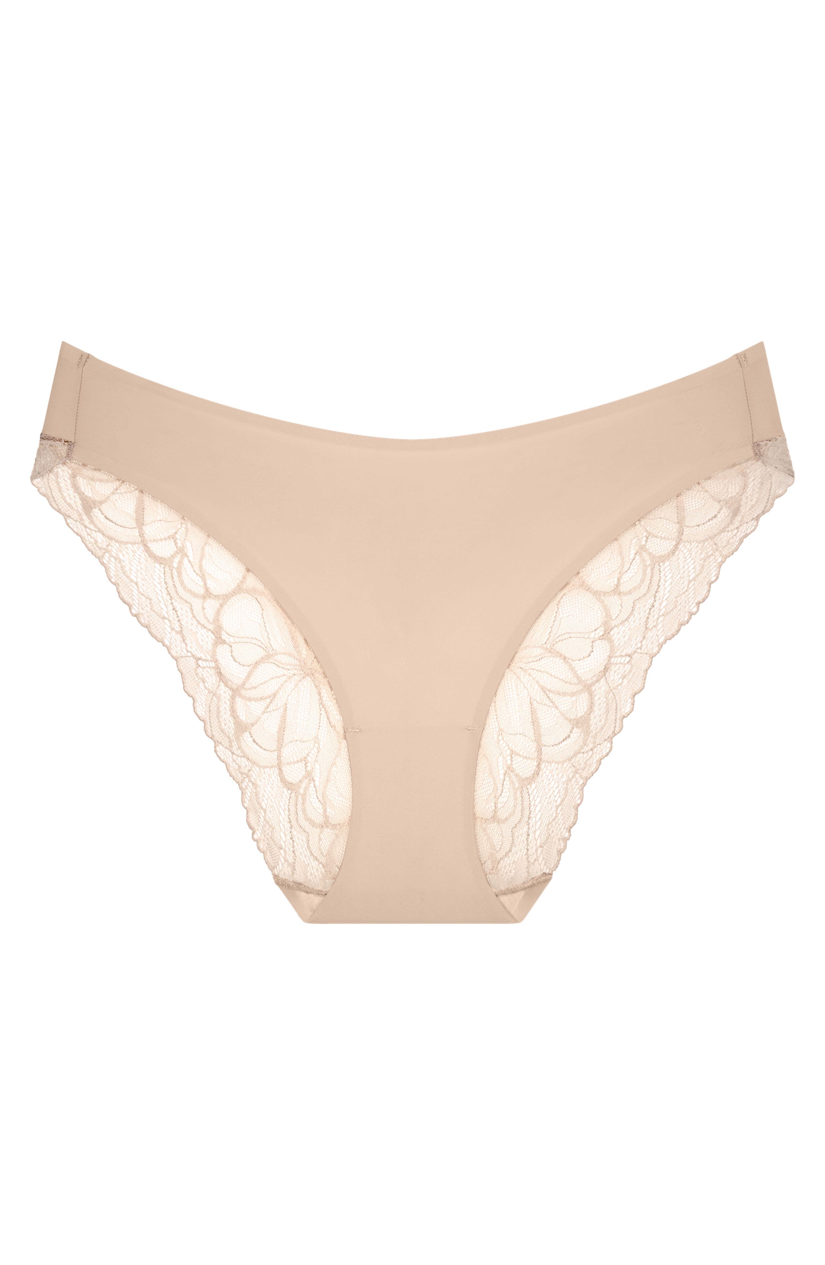 TRIUMPH Body MakeUp Illusion Lace Bikini Panties in Nude Beige 