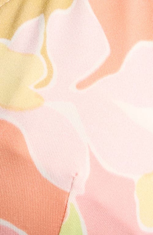 Billabong Sunshine Diaries Reese Triangle Bikini Top In Multi Pink